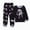 H01-Black, variant on TOWED22 Toddler Baby Boy Clothes Cute Letter Print Long Sleeve Sweatshirt Tops and Stretch Pants Newborn Fall Winter Outfit Size:4-5 Y,Color:Black