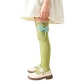 thumbnail image 3 of Jalioing Big Girls Thigh High Stockings Cute Cable Knit Bowknot Long Tube Socks Kids Girls Dress Socks 3-12 Years, 3 of 6