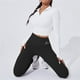 thumbnail image 4 of Mallas deportivas ultrafinas para mujer, pantalones de Yoga con realce, cintura alta, sensación desnuda, para correr, gimnasio, Verano, 4 of 4