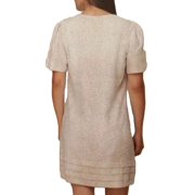 Nicole Miller Ladies' Linen Blend V-Neck Dress | White, X-Large
