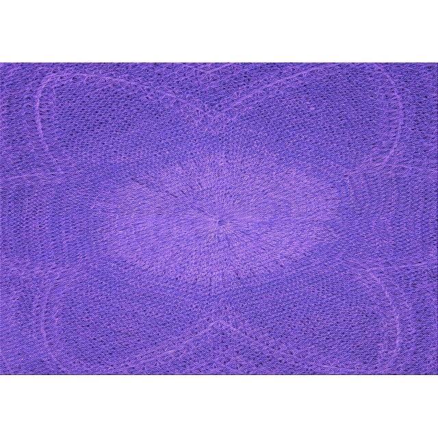 Ahgly Company Tapis Rectangulaire Lavable en Machine Intérieur Transitionnel Violet ly, 6 Pieds x 9 Pieds