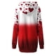 thumbnail image 3 of WILLBEST Vestido Lino Mujer Sudadera Con Capucha Y Bolsillos Con Estampado De Corazón De San Valentín Informal Para Mujer, 3 of 3
