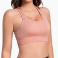 thumbnail image 2 of Soutiens-gorge de Sport pour Femmes Sans Couture Rehausseur Course Yoga Bretelles Réglables 1 Pce, 2 of 9