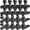Black, variant on Bag Clips, 10 Pack Stainless Steel Chip Clips for Food, Food Clips Heavy Duty Clamp Clips Kitchen Clips Snack Clips for Office Kitchen Home