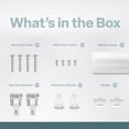 thumbnail image 5 of REGAL estate DrillMount Cordless 1.5" Light Filtering Top Down Bottom Up Cellular Shades, 30" W x 64" H, White, 5 of 6