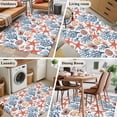 thumbnail image 5 of 3'x5' Area Rugs, Coastal Indoor Outdoor Area Rug for Living Room Bedroom, Summer Beach Starfish Coral Shell Conch Nautical Washable Bathroom Rugs Kitchen Floor Carpet Mats Home Decor Aesthetic, 5 of 8
