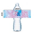 thumbnail image 3 of Decoraciones de cumpleaños de Disney Lilo & Stitch Pegatinas para botellas de fiesta de Stitch azul Suministros Pegatinas de ángel rosa Fiesta feliz Baby Shower, 3 of 5