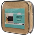 thumbnail image 3 of Nouvelle Legende Furniture Slipcover Stretch Suede Loveseat, 3 of 4