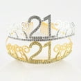 thumbnail image 1 of GROFRY 10/18/21/30/40/50 Birthday Party Tiara Rhinestone Headband Hair Loop Crown Decor, 1 of 7