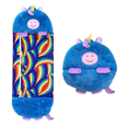 thumbnail image 3 of Saco de dormir de dibujos animados con almohada para niños, regalo de cumpleaños, cómodo, cálido, de felpa, suave, 3 of 6