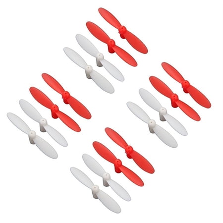 HobbyFlip Propellers Blades Props Propeller Blade Prop Set Red H111-05 Compatible with Skeye Nano Drone 4 Pack