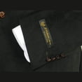 thumbnail image 4 of Men Wessi by J.Valintin Turkey Flannel Jacket Peak Lapel One Button 10-01 Black, 4 of 5
