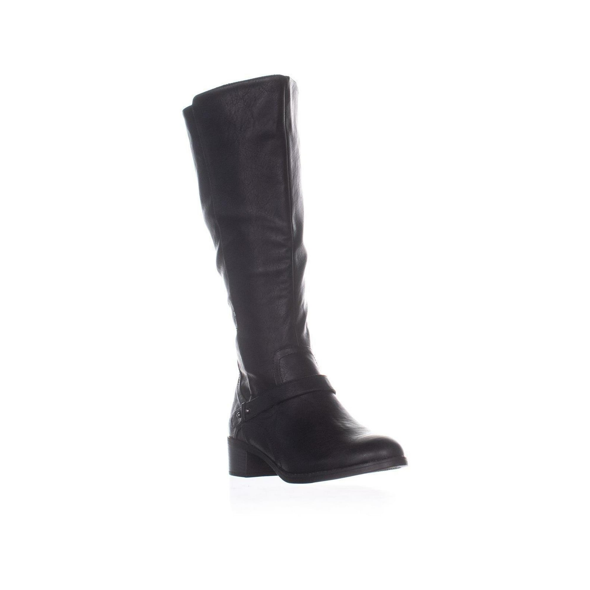 Easy Street Jewel Wide Calf Knee High Boots Black