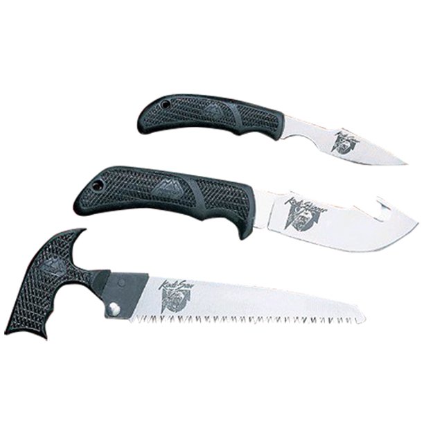 OUTDOOR EDGE KODI PAK FIXED SET AUS8 CAPER/SKINNER W/ GUT HOOK/SAW