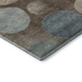 thumbnail image 3 of Addison Rugs Mayfield Premium Machine Washable Transitional Geometric Chocolate Rectangle Rug, 3' x 5', 3 of 6