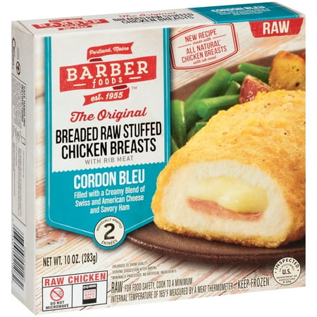 Barber Foods The Original Breaded Raw Stuffed Chicken Breasts ...