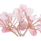 thumbnail image 2 of Feng Shui Árbol del dinero Árbol de piedras preciosas Decoración con base de fluorita Envoltura de alambre Piedras caídas Árbol de la vida Árbol de la suerte Decoración Sala de estar Mesa Oficina (ros Afortunado Sencillez, 2 of 5