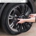 thumbnail image 4 of For  Model Y Wheel Cover Hubcap, 19 Inch Hubcap  For  Model Y 2020 To 2023 4PCS Replacement Hub   For Car, Asymmetrical Design, 4 of 8