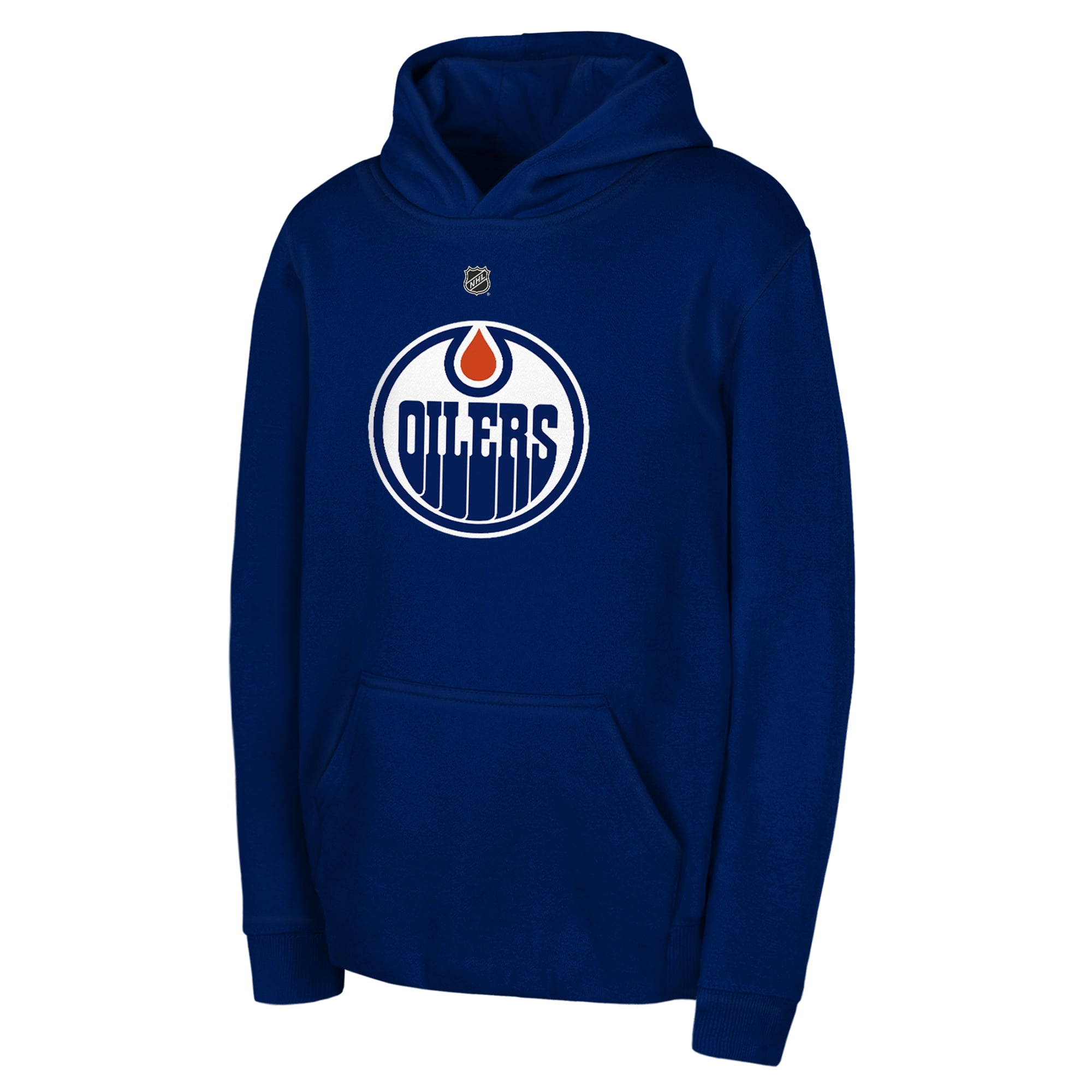 Youth Outerstuff-Royal Edmonton Oilers Primary Logo Pullover Hoodie