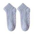 thumbnail image 3 of Children's Coral Fleece Grip Socks Winter Plush Thickened Non-Slip Floor Footwear, 3 of 6