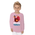 thumbnail image 2 of Awkward Styles Thanksgiving Toddler Long Sleeve Shirt Brother Turkey Kids T-Shirt, 2 of 4