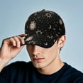 thumbnail image 6 of Ethereal Solar Eclipse Baseball Cap - Adjustable Snapback with Astronomical Aesthetic Design, 6 of 7