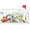 Floral Bicycle, variant on USA Patriotic Butterfly Pansies Floral July 4th Mailbox Cover with Magnetic Strip Memorial Day Mailbox Wraps Post Letter Box Cover Standard Size 21" X 18" for Garden Outdoor Yard Decor