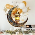 thumbnail image 4 of Ramadan Hanging Decor Eid Hanging Pendant Moon Lanterns Castles Hanging Ornament for Muslim Party Garden Supplies, 4 of 7