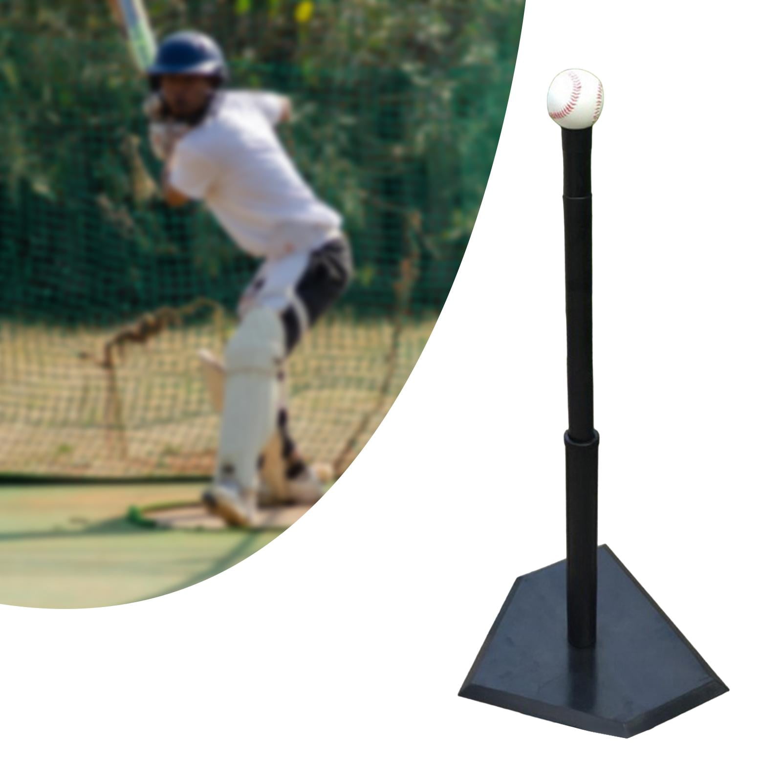 Baseball Batting Tee Adjustable Softball Stand Rubber Construction for Youth Kids Practice Training