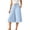 Light Blue, variant on Women's Ultra-Soft Wide Leg Capri Pants Loose Open Bottom Palazzo Pants 2026 Summer Beach Cropped Trousers with Pockets