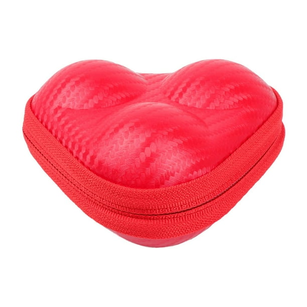 Bolsa de transporte para pelotas de golf, contenedor para tenis de mesa, soporte portátil para pelotas de golf, estuche para pelotas de pong, Rojo