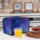 thumbnail image 5 of Funda para tostadora Galaxy de 2 rebanadas, funda protectora contra el polvo y las huellas dactilares para pan, de poliéster, fundas para pequeños electrodomésticos de cocina, 5 of 6
