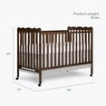 thumbnail image 2 of Dream On Me Carson Classic 3-in-1 Convertible Crib in Walnut, Greenguard Gold Certified, 2 of 9