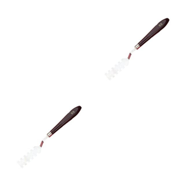 Inteprter Raspador de pintura al óleo Mezcla de acero inoxidable Paleta profesional Raspadores Type3 NO3