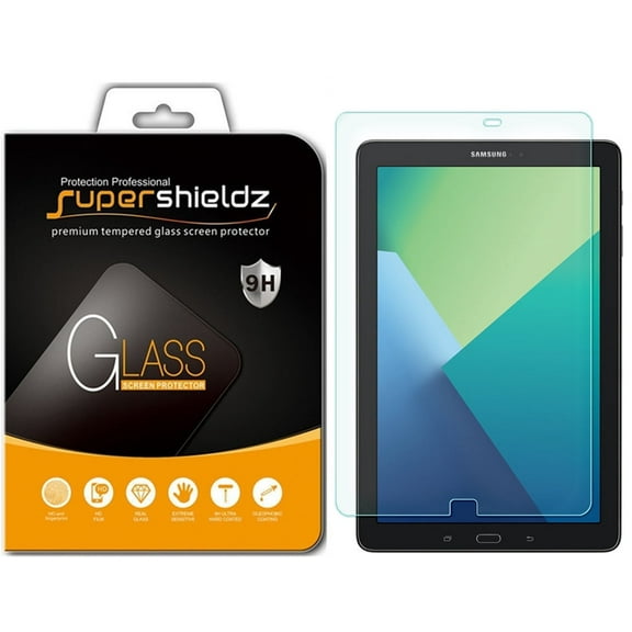 [1-Pack] Supershieldz for Samsung Galaxy Tab A 10.1 (S Pen Version) [SM-P580/SM-P585]Tempered Glass Screen Protector, Anti-Scratch, Anti-Fingerprint, Bubble Free