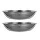 thumbnail image 1 of 2 bandejas electrónicas para báscula, plato de pesaje de acero inoxidable, báscula metálica para alimentos, ideal para joyería, líquidos y polvos, suministros de laboratorio, 25 cm, 1 of 7