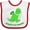 White and Red, variant on Inktastic Mommy's Lil' Dragon Boys or Girls Baby Bib