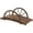 Brown, variant on Decorative Wooden Garden Bridge 3.3ft Outdoor Patio Arch Footbridge with Half-Wheel Railings, Solid Fir Construction for Walkways and Ponds