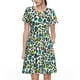 thumbnail image 1 of Disketp Green Leopard para Vestido de Manga Corta para Mujeres, Vestidos de Verano para Mujeres, Casual y Holgado para la Playa, 1 of 6