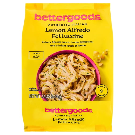 bettergoods Lemon Alfredo Fettuccine Italian Skillet Meal, 22 oz (Frozen)