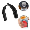 thumbnail image 4 of Abrelatas Abridor de botellas de plástico y metal de mano, removedor de tapa de frasco de cocina portátil, 8-19 oz, color negro Jumpingount HA004826-04, 4 of 6