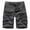 Grey, variant on SWSMCLT Men's Cargo Shorts Camo Casual Fashion Short Loose with Pocket Summer Full Cotton Knee Length Lightweight Camouflage Printed Black1 30