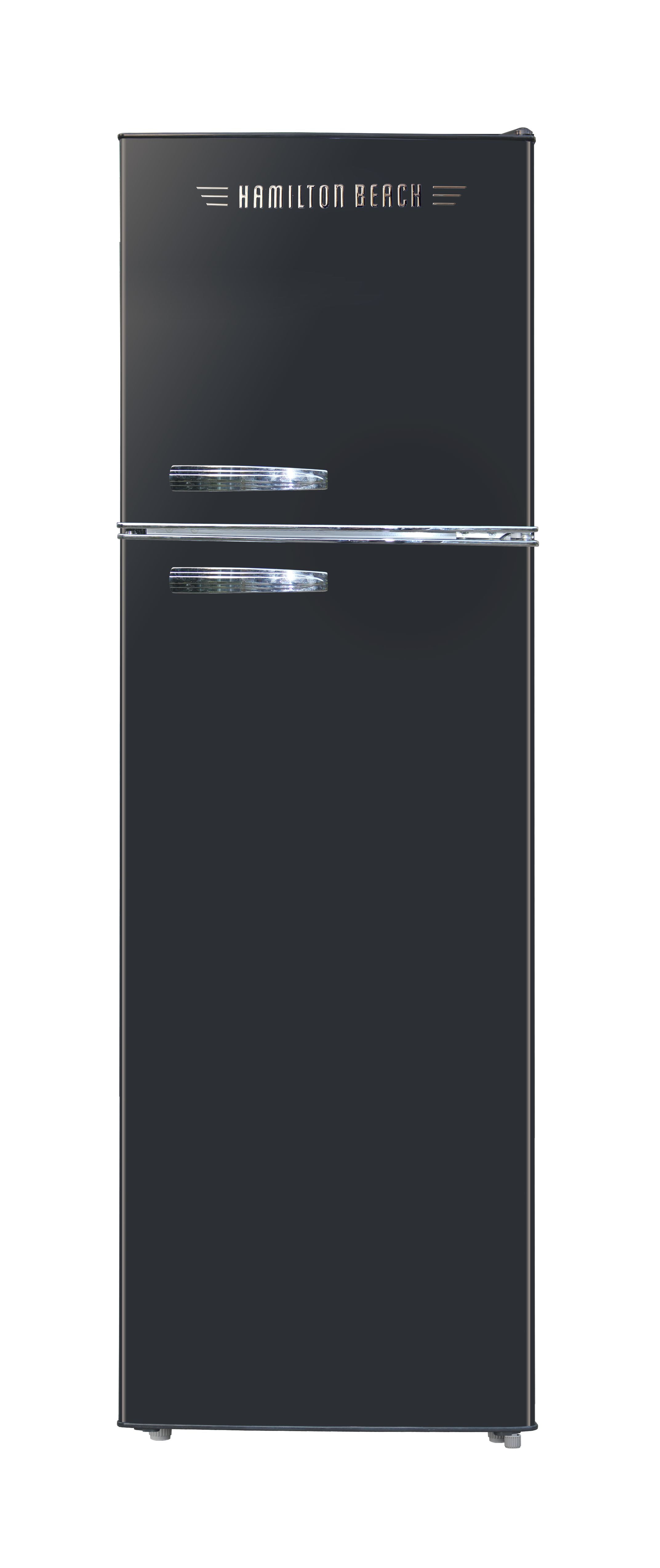 Hamilton Beach 10 Cu Ft Retro 2 Door Refrigerator, 5 door Shelves, HCFC