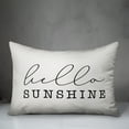 thumbnail image 2 of Creative Products Hello Sunshine Script White and Black 14x20 Indoor / Outdoor Pillow, 2 of 2