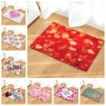 thumbnail image 2 of 40*60cm Flowers Heart Pattern Anti-Slip Carpet Door Mat Doormat Outdoor Kitchen Living Room Floor Mat Rugs, 2 of 6