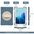 thumbnail image 3 of Allytech Galaxy Tab A7 10.4" Case with Screen Protector, SM-T500 T505 T507 Case, Shock-absorbing Rugged Kickstand Hand Strap Defender Case Cover for Samsung Galaxy Tab A7 10.4" T500, Blue, 3 of 9