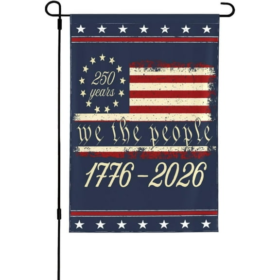 1776 2026 flags America 250 Anniversary Usa Patriot Flag 12x18 Double-Side Banner No Flagpole