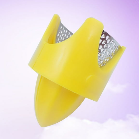 GOOHOCHY Yellow Lemon Zester with Plastic and Metal for Grating Lemon Quickly Easily in Kitchen 4.5 x 2.5 x 1.8 inches