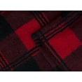 thumbnail image 3 of PAVILIA Buffalo Check Sherpa Throw Blanket | Black Red Checkered Plaid Fuzzy Blanket | Soft Fluffy Shaggy Microfiber Blanket for Couch Sofa | 50x60 Inches Checker Red, 3 of 6