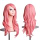 thumbnail image 2 of Pelucas onduladas para mujer, pelo largo ondulado de 28 ", resistente al calor, para Cosplay, con flequillo, verde, Arco Iris, corto, 2 of 4
